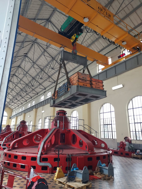 Meije renews the overhead crane of a hydroelectric plant